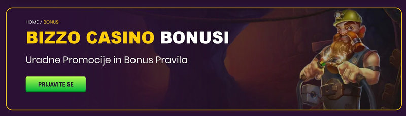 Bizzo Casino Main Games